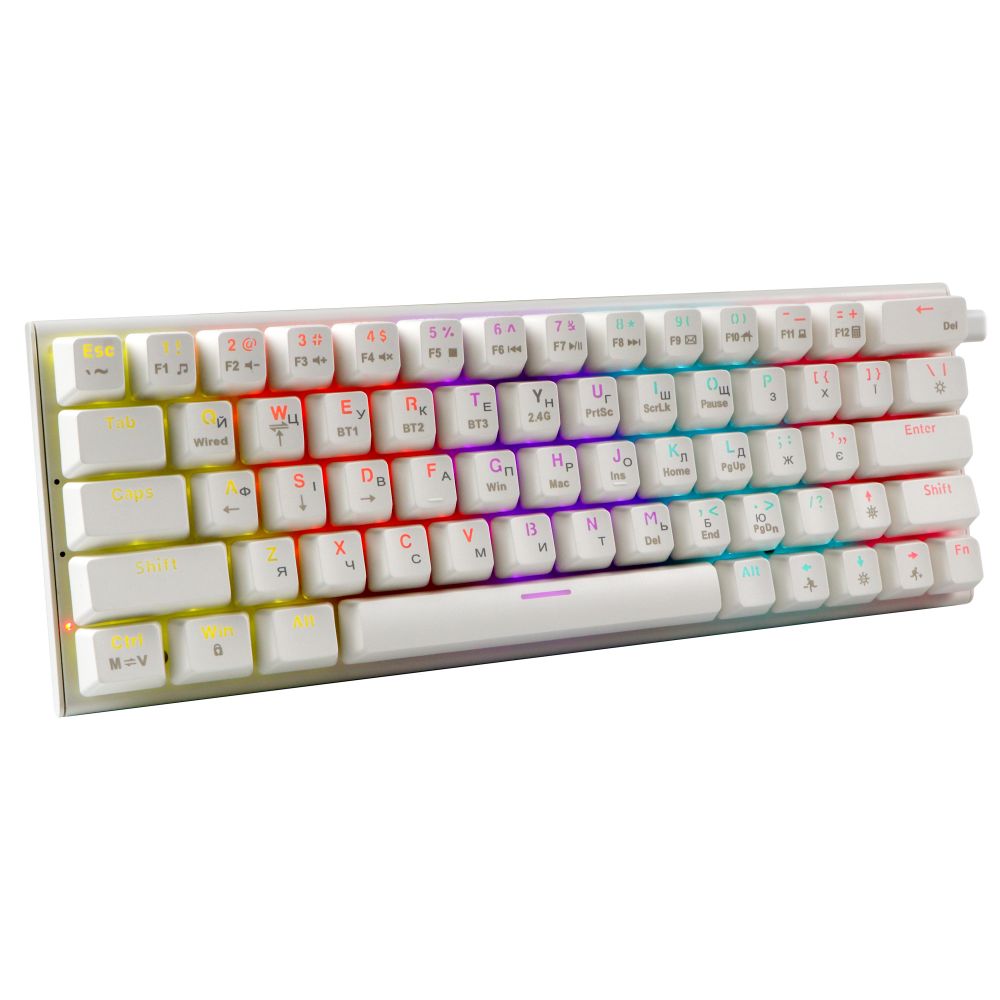 Купить КЛАВИАТУРА ИГРОВАЯ БЕСПРОВОДНАЯ TWOLF T30 LED VERSION BLUE SWITCH_6