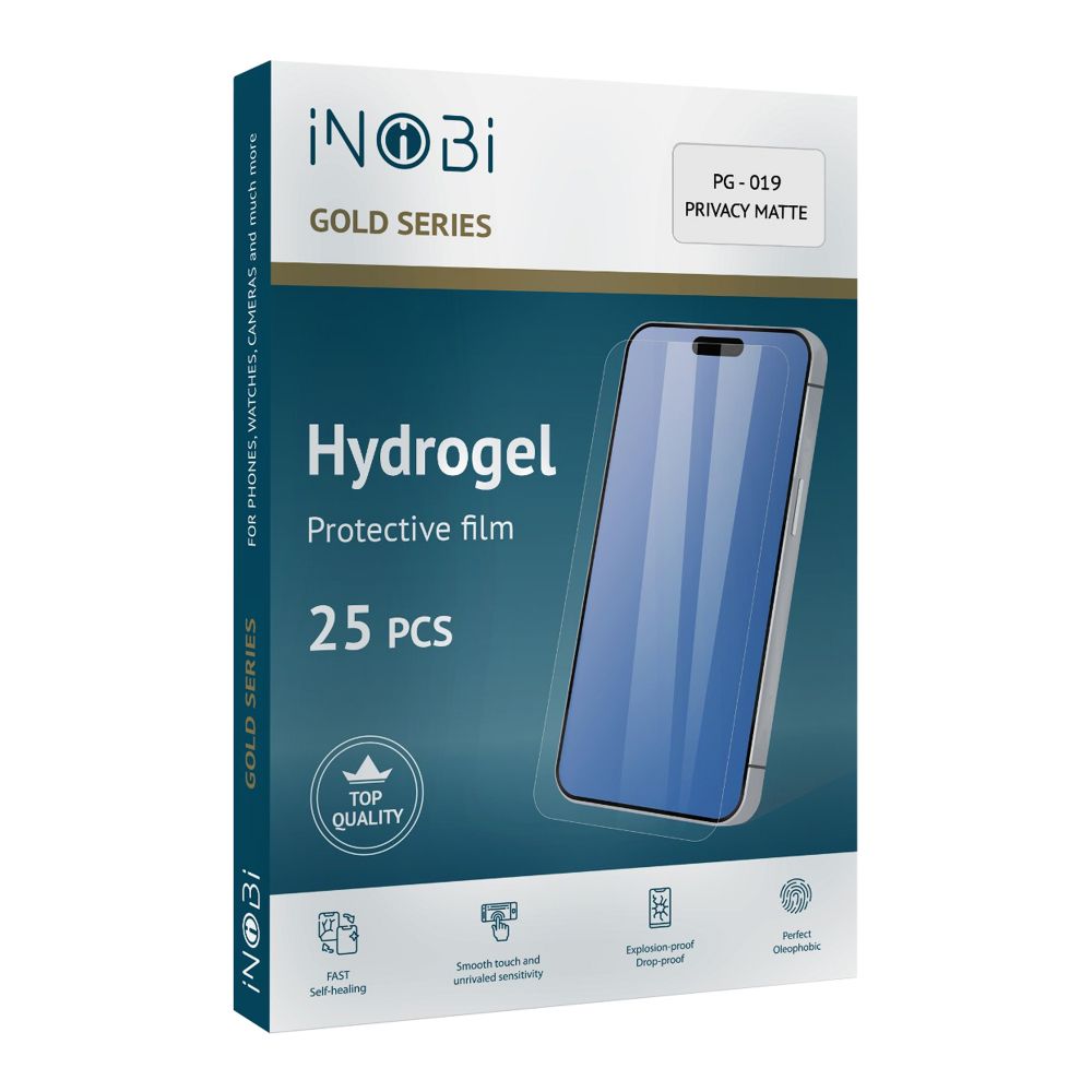 Купить ГИДРОГЕЛЬ ПЛЁНКА INOBI GOLD PG-019 / 25 ШТУК (МАТОВАЯ ПРИВАТНАЯ)