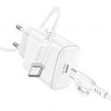 Купить СЕТЕВОЕ ЗАРЯДНОЕ УСТРОЙСТВО BOROFONE BA81A 1USB-C PD/QC 20W+TYPE-C TO TYPE-C_3