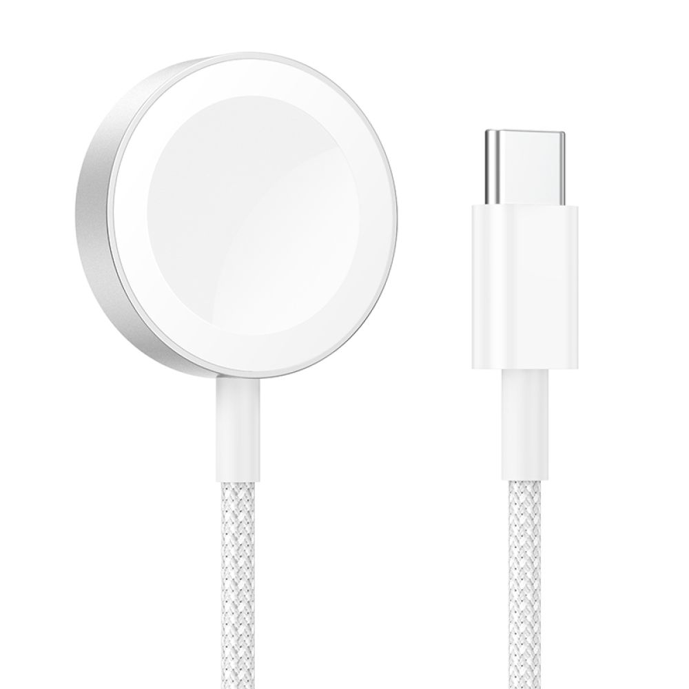 Купить БЕСПРОВОДНОЕ ЗАРЯДНОЕ УСТРОЙСТВО HOCO CW46 APPLE WATCH 1-8, SE/SE2, ULTRA_1