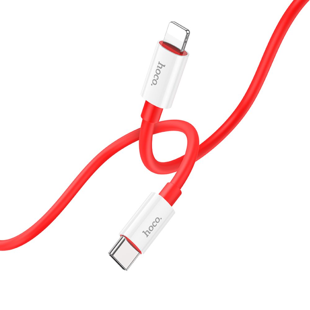 Купить USB HOCO X87 MAGIC SILICONE PD20W TYPE C TO LIGHTNING_3
