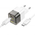 Купить СЕТЕВОЕ ЗАРЯДНОЕ УСТРОЙСТВО HOCO C125A TRANSPARENT PD20W/QC TYPE-C TO TYPE-C_4