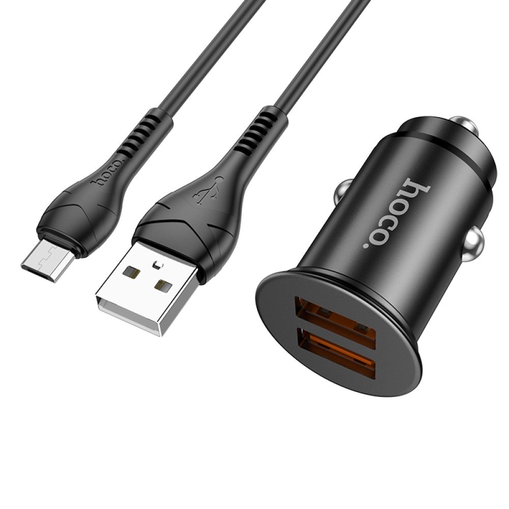 Купить АВТО ЗАРЯДНОЕ УСТРОЙСТВО HOCO NZ1 36W QC3.0 MICRO_3