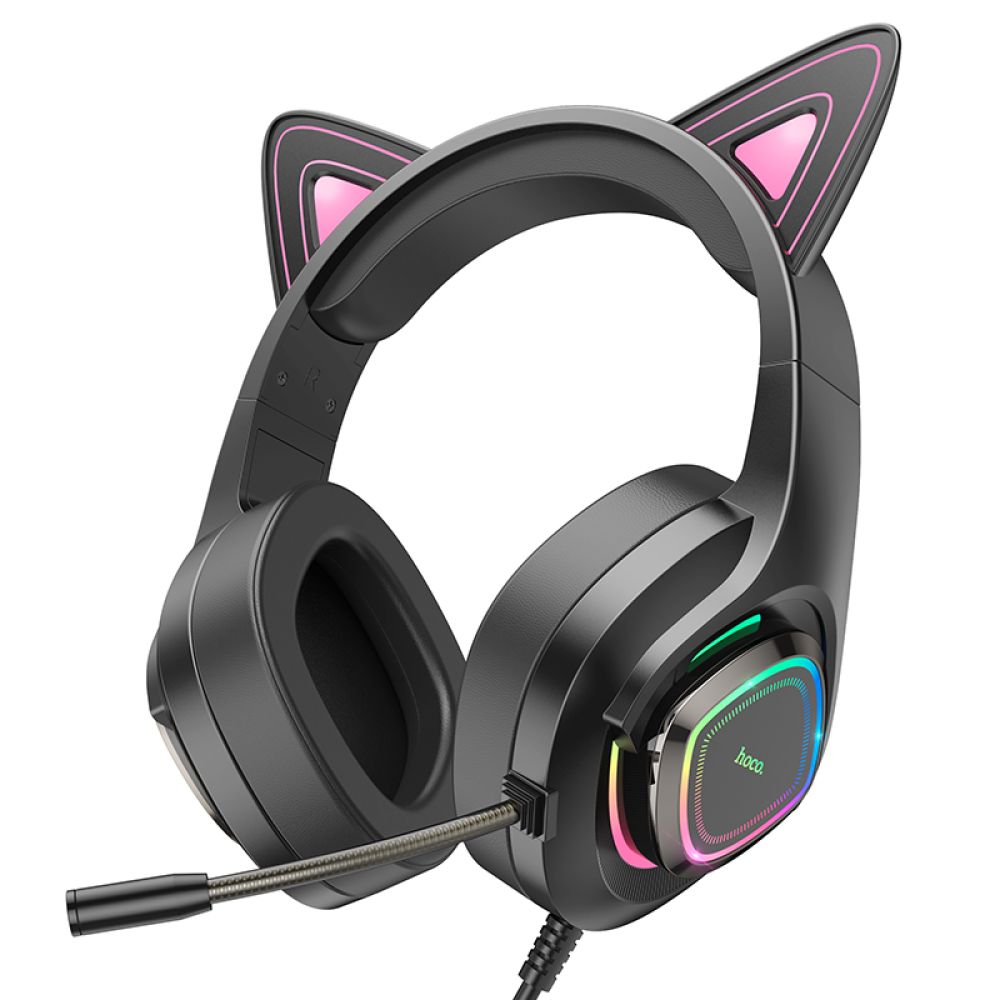 Купить ИГРОВЫЕ НАУШНИКИ HOCO W107 CUTE CAT EAR_3