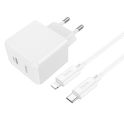 Купить СЕТЕВОЕ ЗАРЯДНОЕ УСТРОЙСТВО HOCO CS13A 1USB-C PD/QC 20W+TYPE-C TO LIGHTNING_3