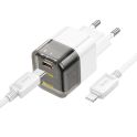 Купить СЕТЕВОЕ ЗАРЯДНОЕ УСТРОЙСТВО HOCO C125A TRANSPARENT PD20W/QC TYPE-C TO LIGHTNING_4
