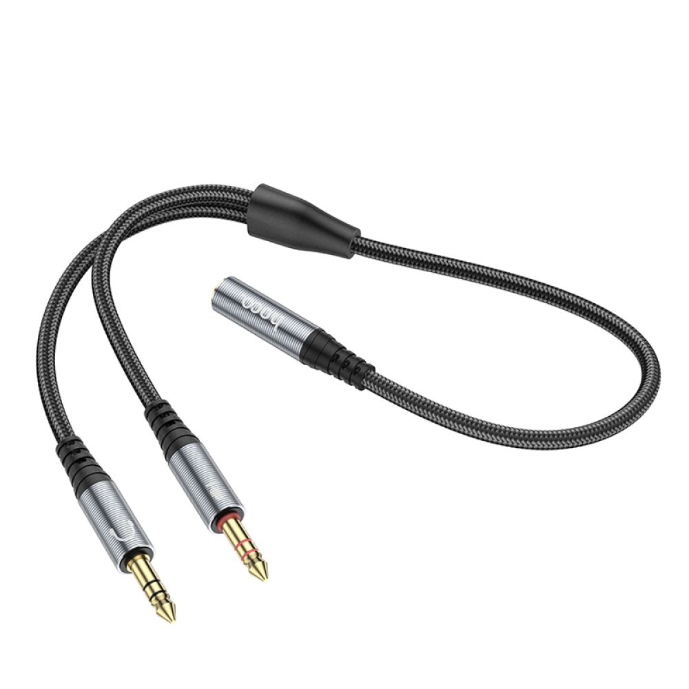 Купить AUDIO SPLITTER  HOCO UPA21 2-IN-1 3.5 FEMALE TO 2 MALE_1