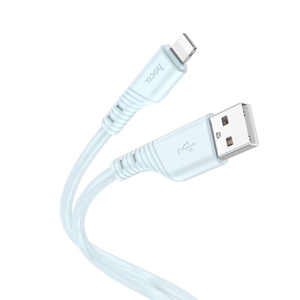 Купить USB HOCO X97 CRYSTAL COLOR SILICONE LIGHTNING_4