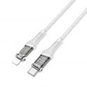 Купить USB HOCO U111 TRANSPARENT DISCOVERY EDITION PD20W TYPE C TO LIGHTNING_3