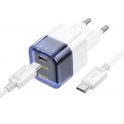 Купить СЕТЕВОЕ ЗАРЯДНОЕ УСТРОЙСТВО HOCO C125A TRANSPARENT PD20W/QC TYPE-C TO TYPE-C_3
