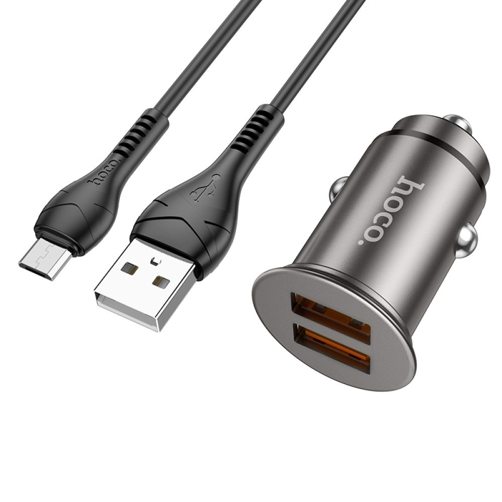 Купить АВТО ЗАРЯДНОЕ УСТРОЙСТВО HOCO NZ1 36W QC3.0 MICRO_2