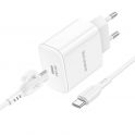 Купить СЕТЕВОЕ ЗАРЯДНОЕ УСТРОЙСТВО BOROFONE BA81A 1USB-C PD/QC 20W+TYPE-C TO TYPE-C_2
