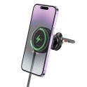 Купить АВТОДЕРЖАТЕЛЬ BOROFONE BH207 MONA MAGNETIC WIRELESS 15W_2