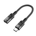 Купить USB ПЕРЕХОДНИК HOCO U107 TYPE-C MALE TO IP FEMALE ADAPTER 10 CM/10W_3