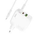 Купить СЕТЕВОЕ ЗАРЯДНОЕ УСТРОЙСТВО HOCO C115A HEADER PD65W/QC (2C1A) GAN TYPE-C TO TYPE-C_2